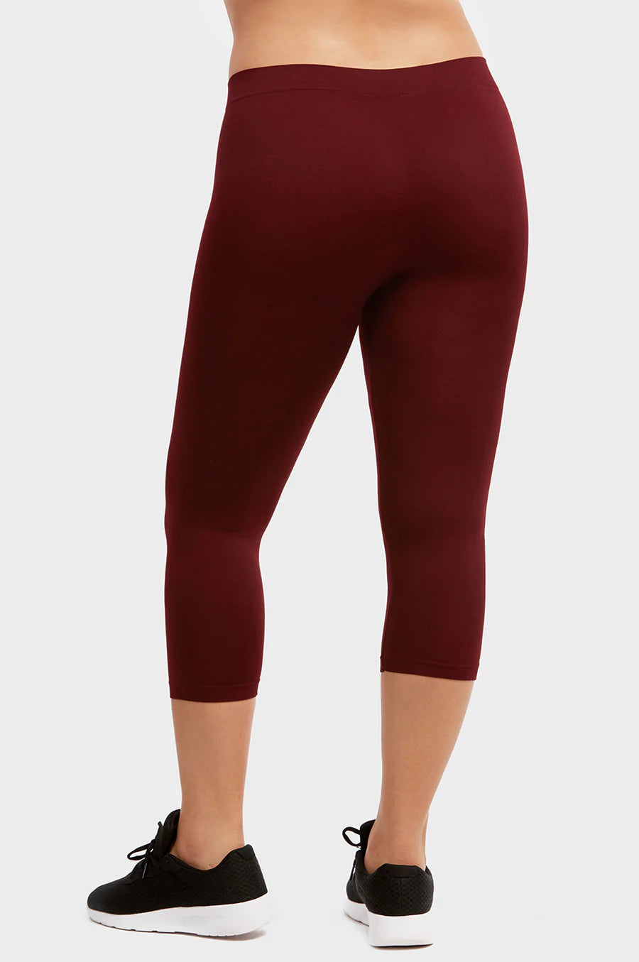 LADIES POLYESTER CAPRI LEGGINGS PLUS SIZE