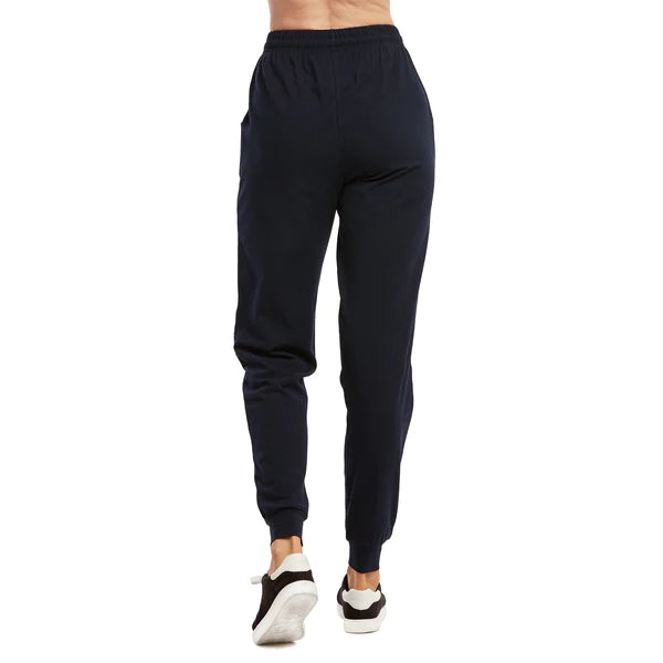 LADIES SINGLE JERSEY COTTON JOGGER PANTS WITH POCKETS