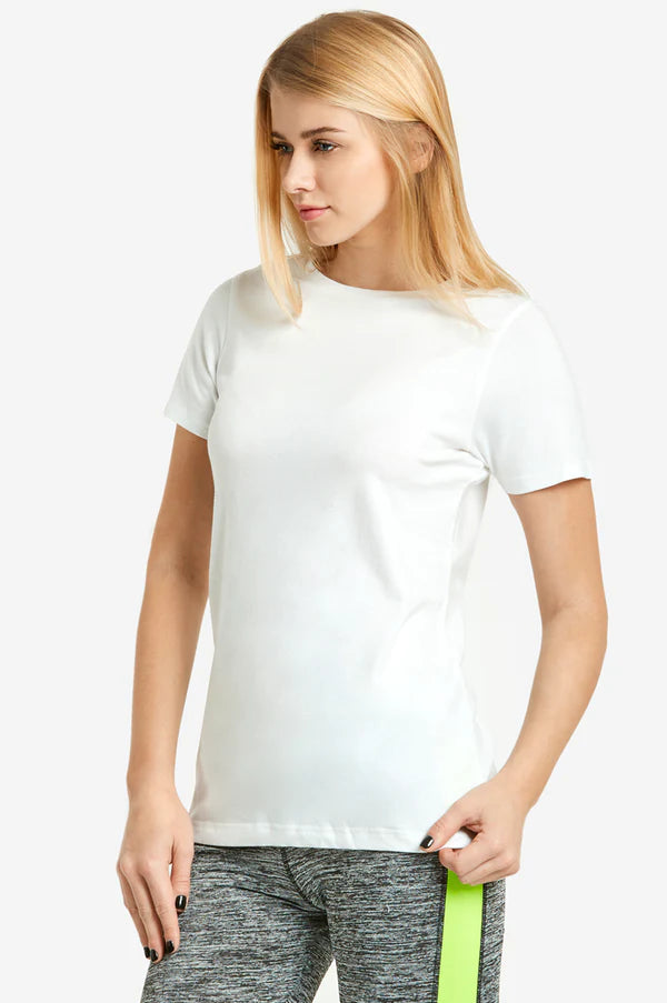 SOFRA LADIES CLASSIC FIT CREW NECK T-SHIRT