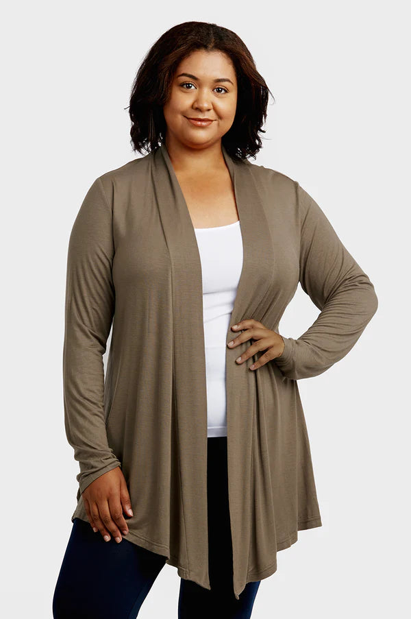 SOFRA LADIES RAYON CARDIGAN