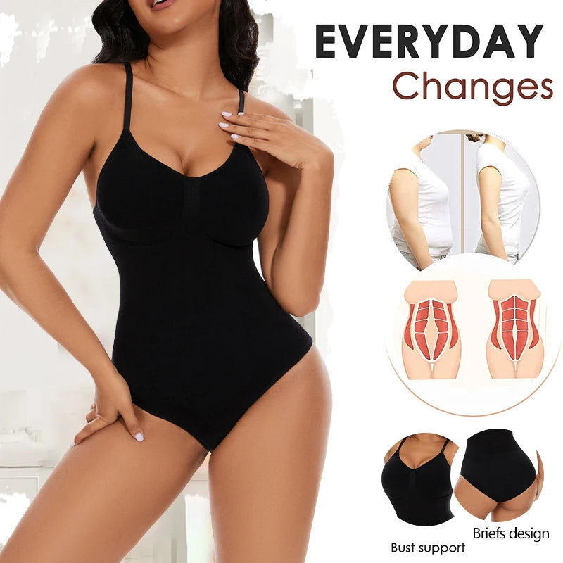 Bodysuit for Women Tummy Control Shapewear Seamless