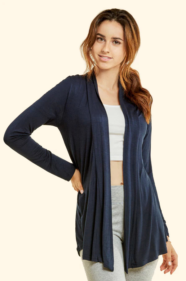 SOFRA LADIES RAYON CARDIGAN