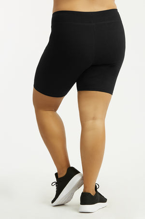 SOFRA COTTON 15 INCH LEGGING SHORTS PLUS SIZE